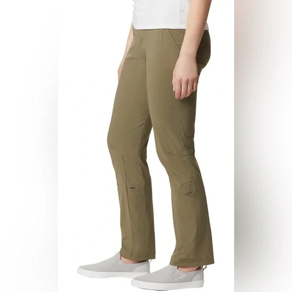NWOT Columbia Women's Saturday Trail Stretch Pant in Army Green Size 8 - Picture 3 of 13